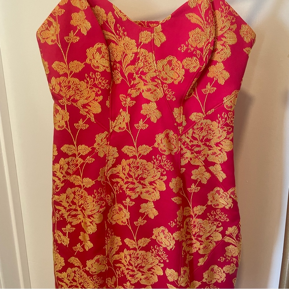 CINQ A SEPT Erica women’s floral-print embroidered cutout mini dress size 2 - Picture 4 of 8